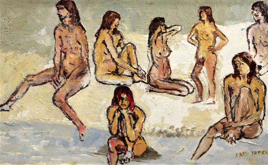 § Fred Yates (1922-2008) Nudies 11 x 17in.